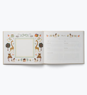 Rifle Paper Co Storybook Embroidered Baby Book