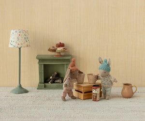 Maileg Winter Rabbit, Micro-- Sand-- Mint
