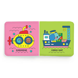 Color Magic Bath Book: Busy Boats by Mudpuppy