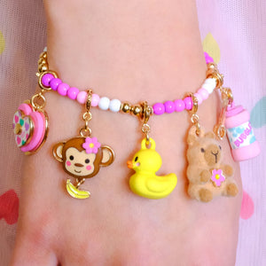 Charm it! Gold Furry Capybara