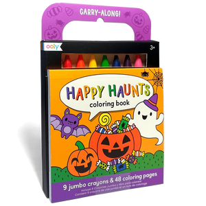 Ooly Carry Along Coloring Book Set --Happy Haunts