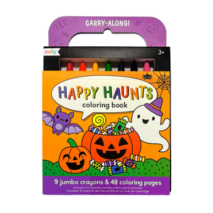Ooly Carry Along Coloring Book Set --Happy Haunts