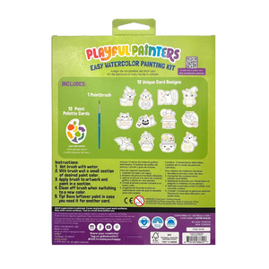 Ooly Playful Painters Easy Watercolor Painting Kit-- Trick or Treat