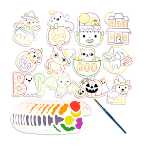 Ooly Playful Painters Easy Watercolor Painting Kit-- Trick or Treat