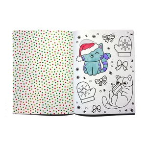 Ooly Stickiville: Color-in' Sticker Book-- Jolly Cheer Doodles