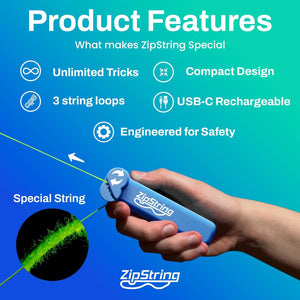 ZipString® The Orignal- Bodacious Blue
