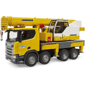 Bruder 03571 SCANIA Super 560R Liebherr Crane Truck with Light/Sound Module