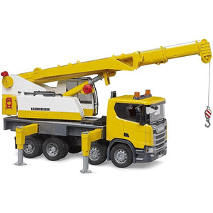 Bruder 03571 SCANIA Super 560R Liebherr Crane Truck with Light/Sound Module