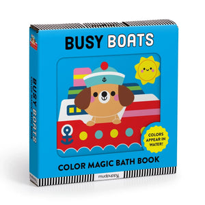 Color Magic Bath Book: Busy Boats by Mudpuppy