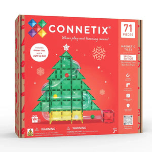 Connetix Special Edition Christmas Tree Ball Run 71 Pieces