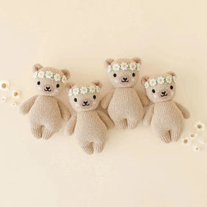 cuddle+kind Baby Honey Bear (Ivory Floral)