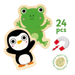 Djeco Coucou Wooden Magnets