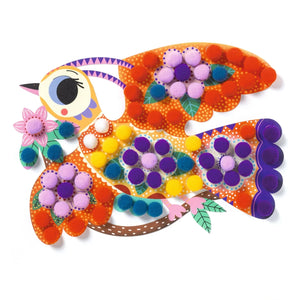 Djeco Create with Pompoms-- Birds