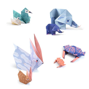Djeco Origami Paper Craft Kit -- Family