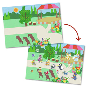 Djeco Fanfare Repositionable Stickers