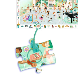 Djeco Observation Puzzle -- The Dance School, 100 pieces