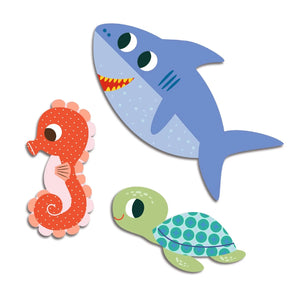 Djeco- Sea Animals Baby Stickers