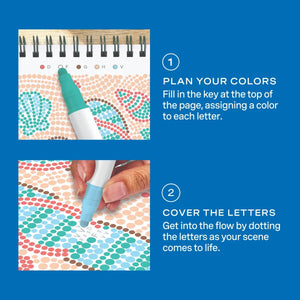 Lifelines FlowArt® Mini - Dot-by-Letter Coastal Calm