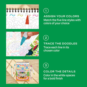 Lifelines Trace-To-Doodle Style Your Space