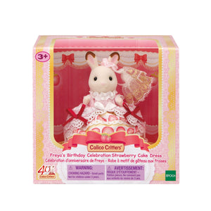 Freya's Birthday Celebration Strawberry Cake Dress by Calico Critters