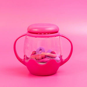 Glo Pals-Mini Sensory Play Jar Gift Set Pink
