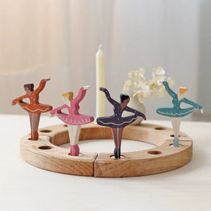 Grimm's Decorative Figure Ballerina -- Orange Blossom
