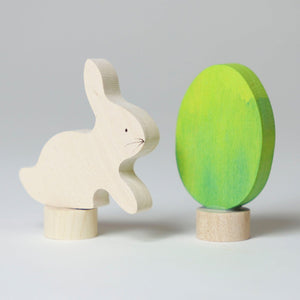 Grimm's Easter Set in Batik Green