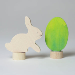 Grimm's Easter Set in Batik Green
