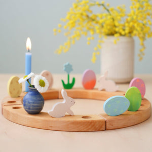 Grimm's Easter Set in Batik Green