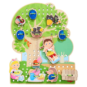 HABA Orchard 31-Piece Threading Game