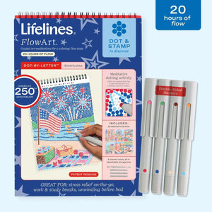 Lifelines FlowArt Dot-By-Letter Americana