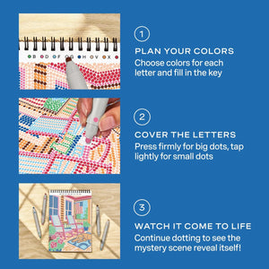 Lifelines FlowArt Dot-By-Letter Americana