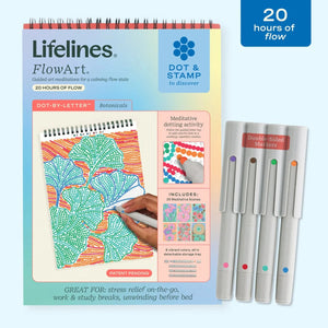 Lifelines FlowArt Dot-By-Letter, Botanicals