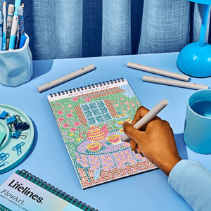 Lifelines FlowArt Dot-By-Letter Cozy Cottage