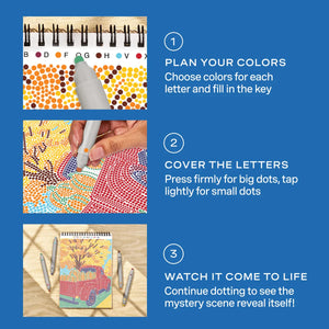 Lifelines FlowArt Dot-By-Letter Pumpkins and Pastures