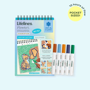Lifelines FlowArt Mini Dot-By-Letter, Furry Friends
