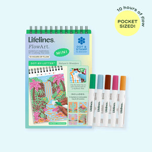 Lifelines FlowArt Mini Dot-By-Letter, Nature's Wonders