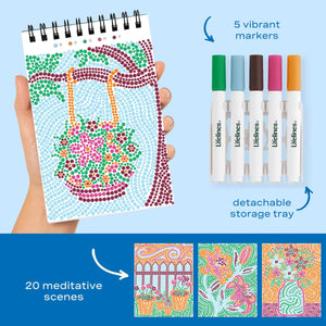 Lifelines FlowArt Mini Dot-By-Letter, Pretty Petals