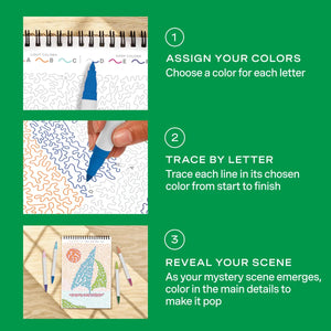 Lifelines FlowArt Trace-By-Letter, Pack Your Bags