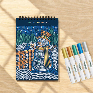 Lifelines FlowArt® Mini - Dot-by-Letter Frosted Village-- Metallic Ink