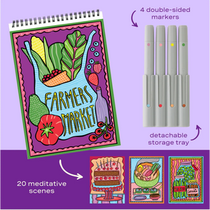 Lifelines Hidden Patterns Color-to-Reveal Foody Fun