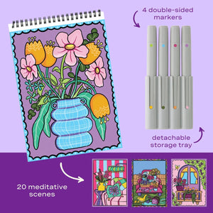 Lifelines Hidden Patterns Color-to-Reveal Fragrant Blooms
