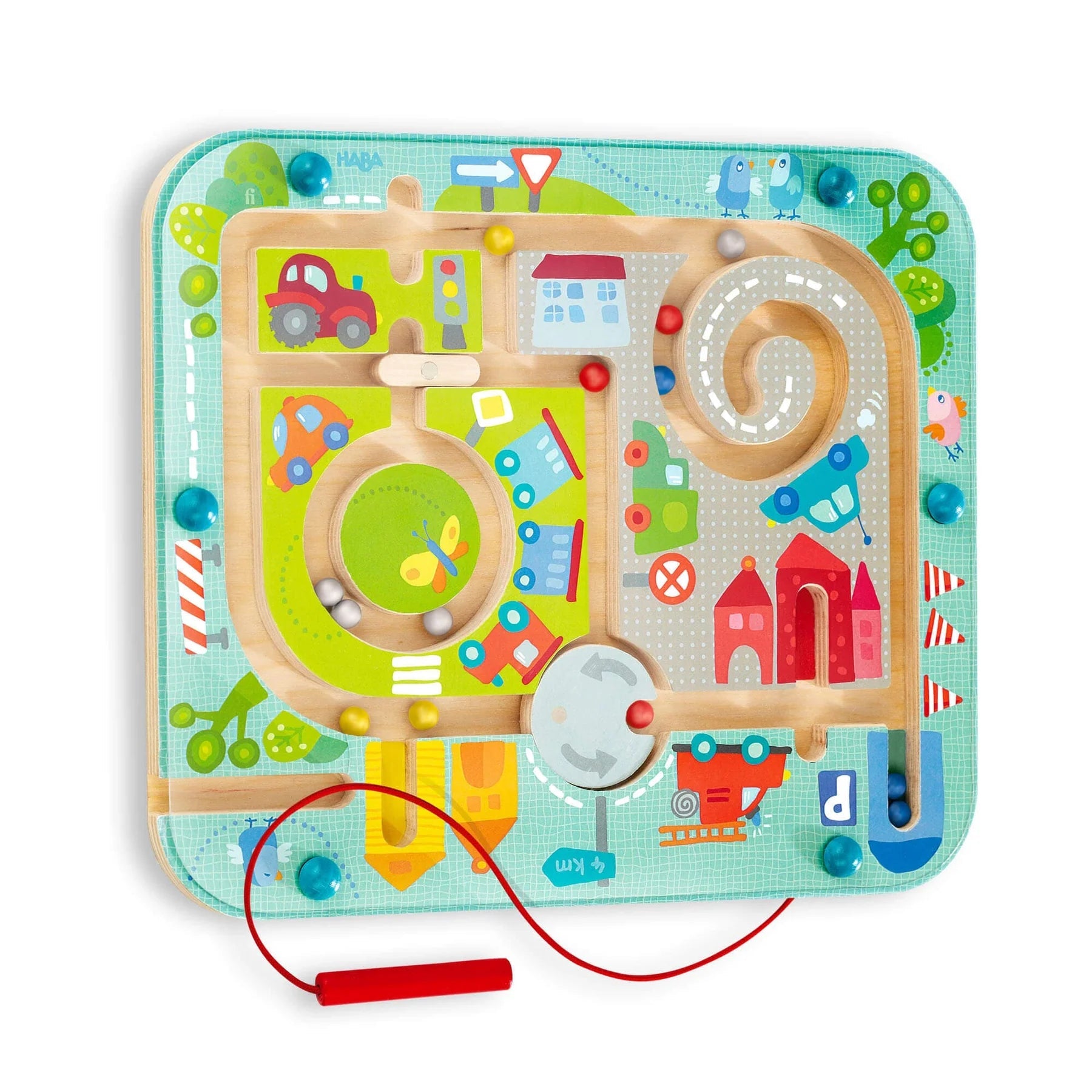 Magnetic Sorting Game: Town Maze by Haba