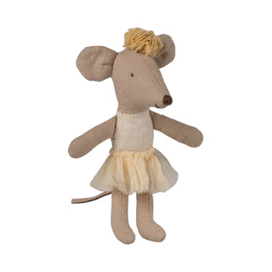 Maileg Ballerina Mouse-- Little Sister, Off-White