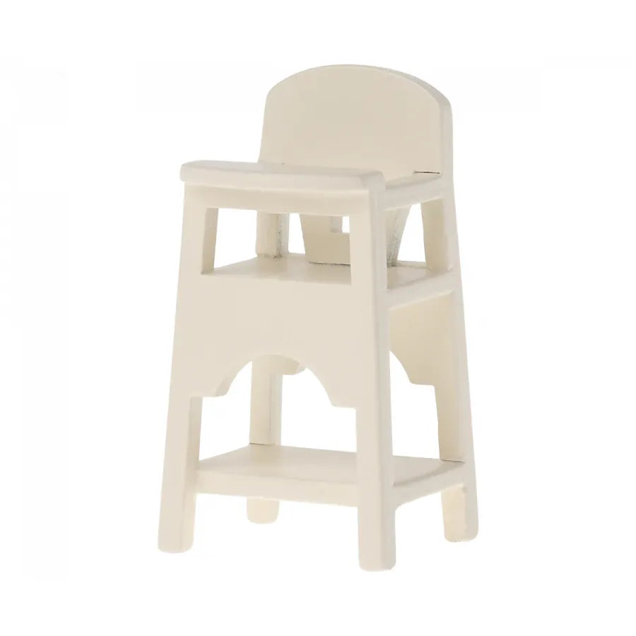 Maileg High Chair, Mouse-- Off White