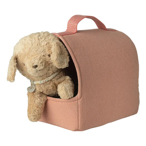 Maileg Pet Carrier-- Coral