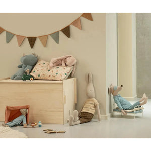 Maileg Sleep Bunny Plush, Small-- Powder