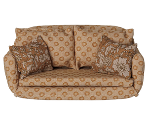 Maileg Sofa Bed, Mouse, Large-- Ocher