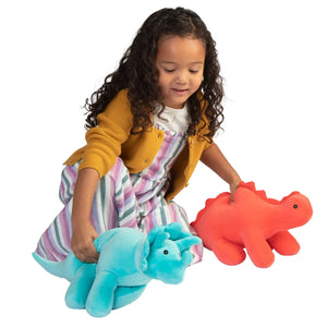 Manhattan Toy -- Velveteen Dino Gummy Stegosaurus