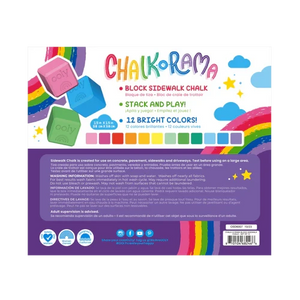 Ooly Chalk-O-Rama Block Sidewalk Chalk